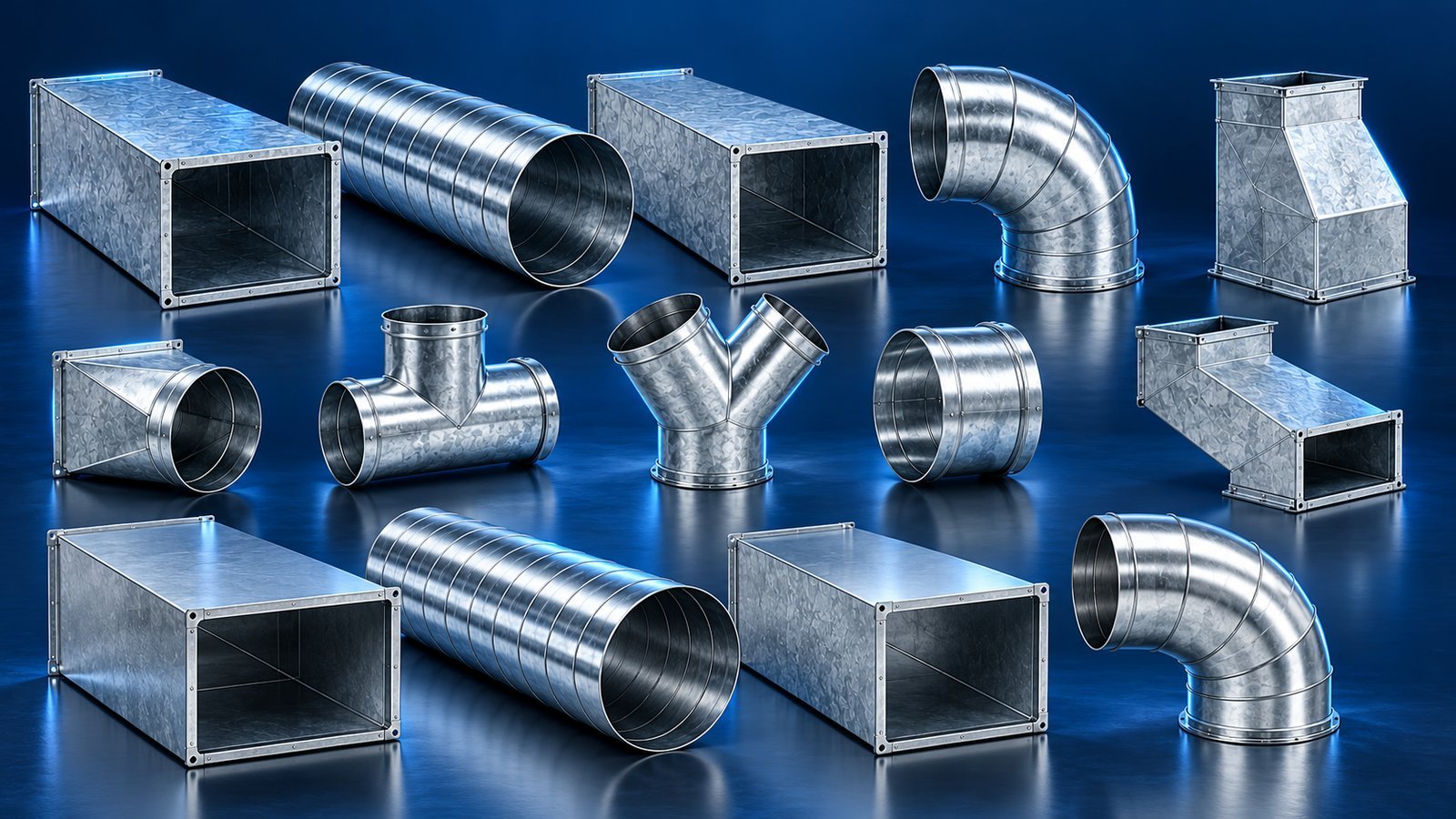GI and stainless steel ducts